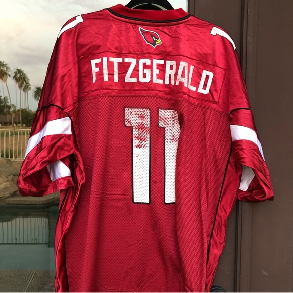 NFL Equipment by Reebok Vintage Larry Fitzgerald Cardinals Football Jersey XXL - Picture 2 of 12